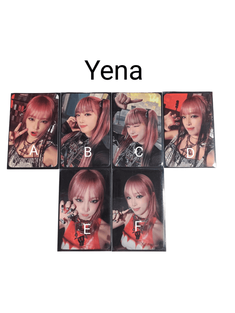 OFFICIAL PHOTOCARD YENA - 3rd Mini Album GOOD MORNING [POB LUCKY DRAW] - Pig Rabbit Shop Kpop store Spain