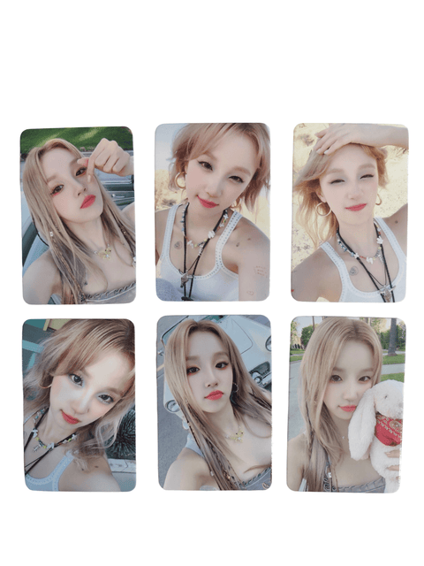 OFFICIAL PHOTOCARD YUQI 1ST MINI ALBUM APPLEMUSIC LUCKY DRAW - Pig Rabbit Shop Kpop store Spain