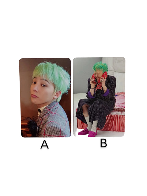 OFFICIAL PHOTOCARDS - G DRAGON 3rd Mini Album Übermensch (POB AppleMusic) - Pig Rabbit Shop Kpop store Spain