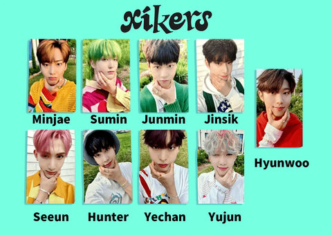 OFFICIAL PHOTOCARDS XIKERS 2ND MINI ALBUM - HOUSE OF TRICKY : HOW TO PLAY ( VER. B) - Pig Rabbit Shop Kpop store Spain