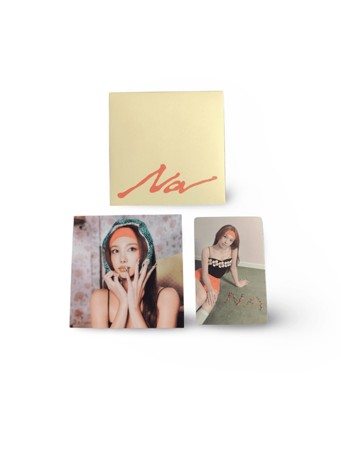 OFFICIAL POSTCARD + PHOTOCARD NAYEON The 2nd Mini Album - NA (PRE-ORDER DIGIPACK) - Pig Rabbit Shop Kpop store Spain