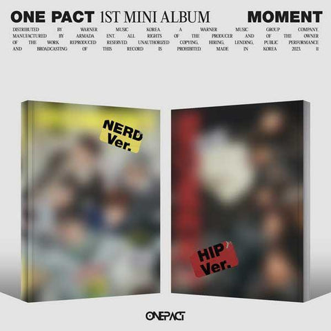 ONE PACT 1st Mini Album - Moment - Pig Rabbit Shop Kpop store Spain