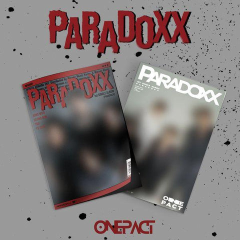 ONE PACT 1st Single Album - PARADOXX - Pig Rabbit Shop Kpop store Spain