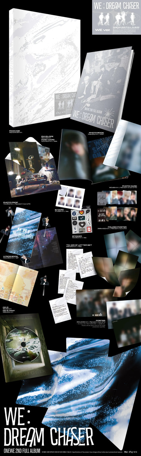 ONEWE 2nd Album - WE : Dream Chaser (WE Ver.) - Pig Rabbit Shop Kpop store Spain