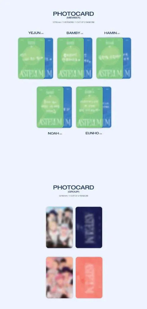 PLAVE 2nd Mini Album - ASTERUM : 134-1 (RANDOM) - Pig Rabbit Shop Kpop store Spain