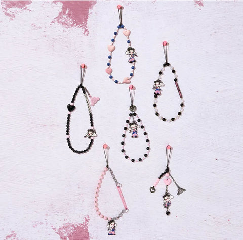 POP MART SKULLPANDA CHEERS TO MYSELF SERIES-Phone Charm Blind Box - Pig Rabbit Shop Kpop store Spain