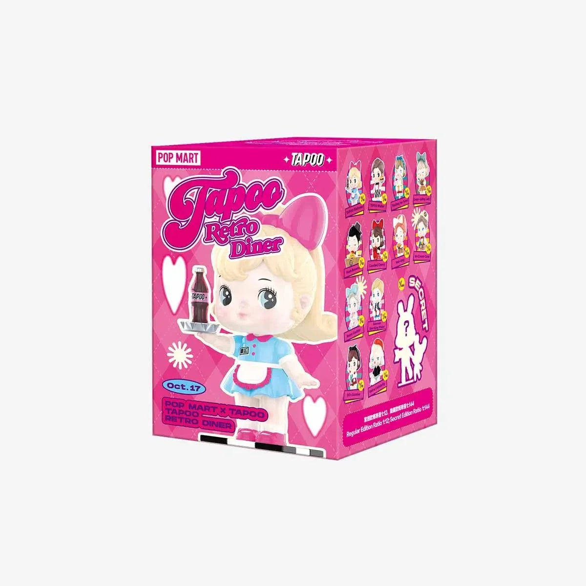 POP MART TAPOO Retro Diner Series Blind Box – Pig Rabbit Shop