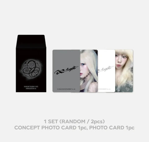 Random Trading Card AESPA - 'ARMAGEDDON THE MYSTERY CIRCLE' - Pig Rabbit Shop Kpop store Spain
