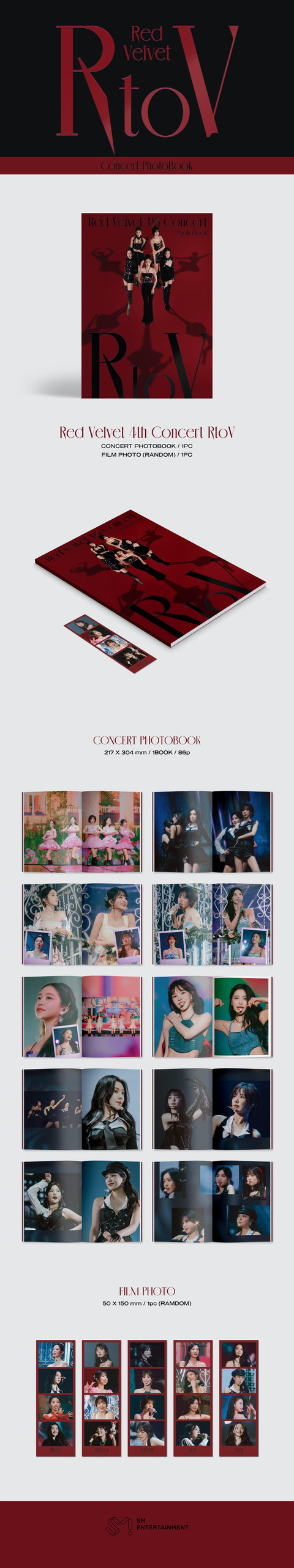 Red Velvet 4th Concert : R to V CONCERT PHOTOBOOK - Pig Rabbit Shop Kpop store Spain