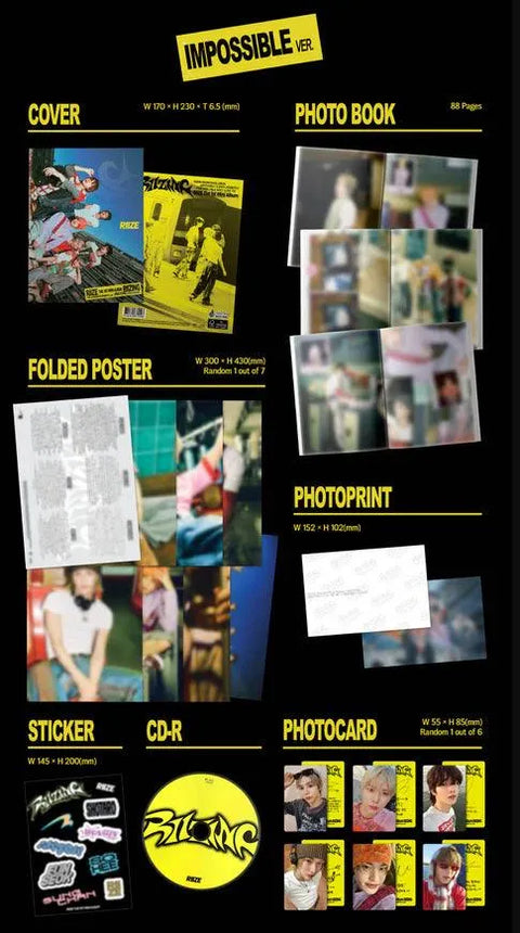 RIIZE 1st Mini Album - RIIZING (Photo Book Ver.) - Pig Rabbit Shop Kpop store Spain