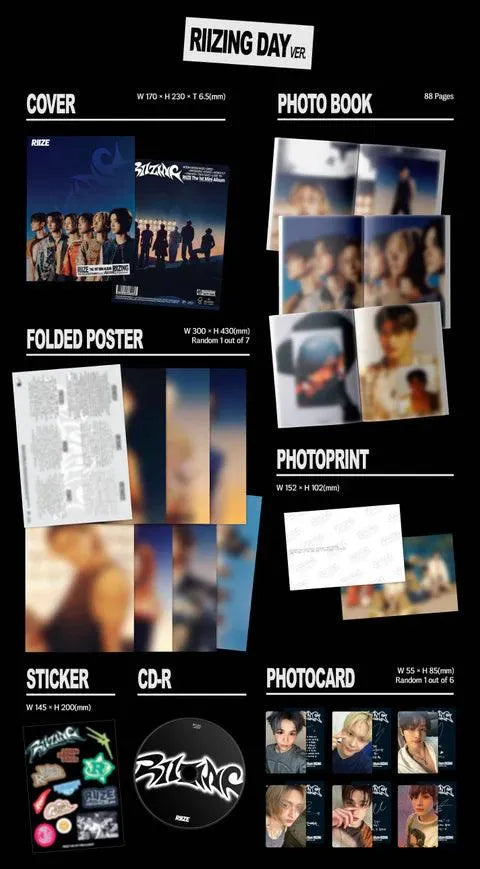 RIIZE 1st Mini Album - RIIZING (Photo Book Ver.) - Pig Rabbit Shop Kpop store Spain