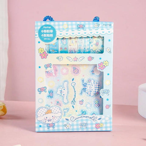 Set Washi + Sticker Sanrio - Pig Rabbit Shop Kpop store Spain