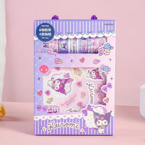 Set Washi + Sticker Sanrio - Pig Rabbit Shop Kpop store Spain