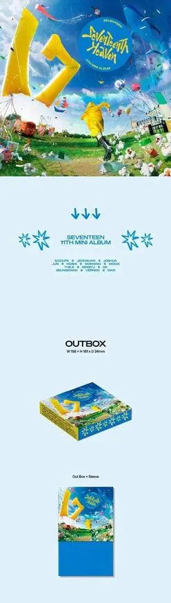 SEVENTEEN 11th Mini Album - SEVENTEENTH HEAVEN (Carat Ver.) - Pig Rabbit Shop Kpop store Spain
