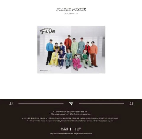 SEVENTEEN TOUR [FOLLOW] TO SEOUL - Pig Rabbit Shop Kpop store Spain