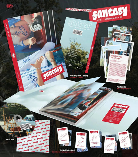 SF9 The 14th Mini Album - FANTASY (POSTCARD BOOK Ver.) - Pig Rabbit Shop Kpop store Spain