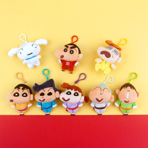 SHINCHAN CHARACTER KEYRING PLUSH 13CM - Pig Rabbit Shop Kpop store Spain