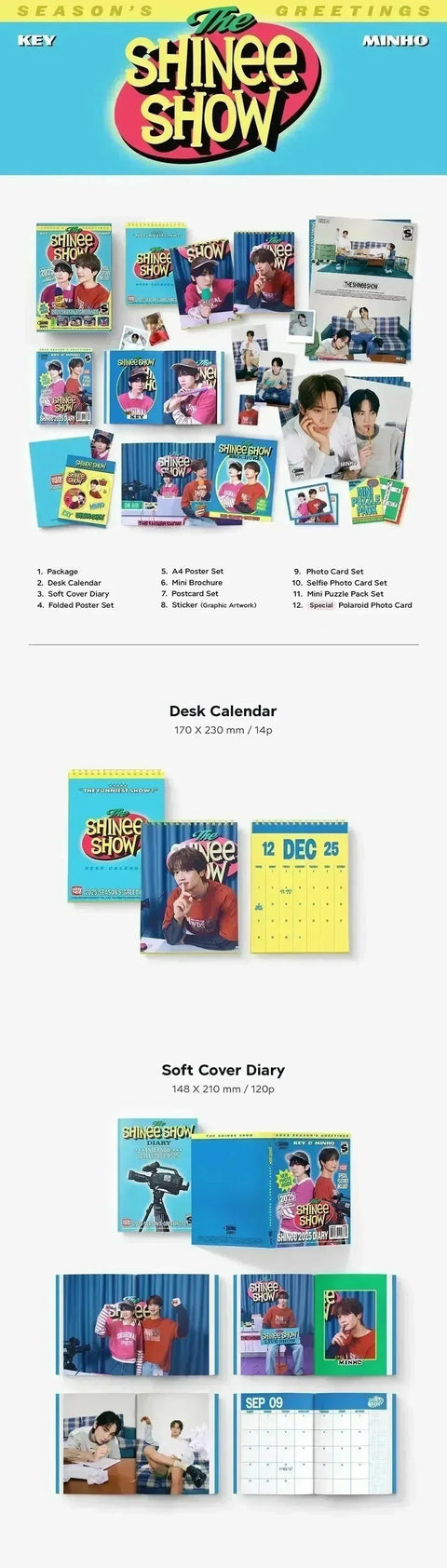 SHINee - 2025 Season's Greeting - Pig Rabbit Shop Kpop store Spain