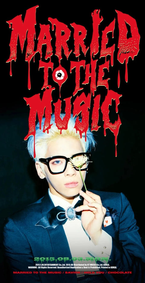 SHINEE - MARRIED TO THE MUSIC POSTER - Pig Rabbit Shop Kpop store Spain