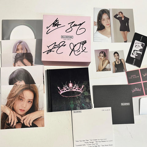 [signed/firmado]Blackpink The Album - Pig Rabbit Shop Kpop store Spain