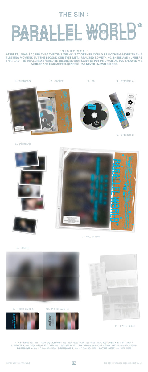 [PREORDER] ENHYPEN - THE SIN : PARALLEL WORLD