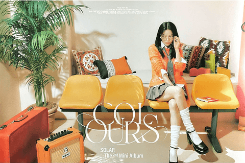 SOLAR THE 2ND MINI ALBUM [ COLOURS ] POSTER - Pig Rabbit Shop Kpop store Spain