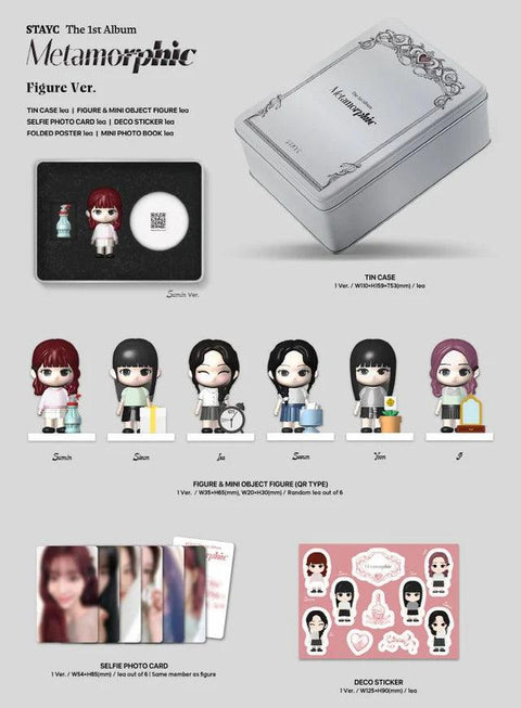 STAYC 1st Album - Metamorphic ( (Figure Ver.) (Limited Edition) - Pig Rabbit Shop Kpop store Spain