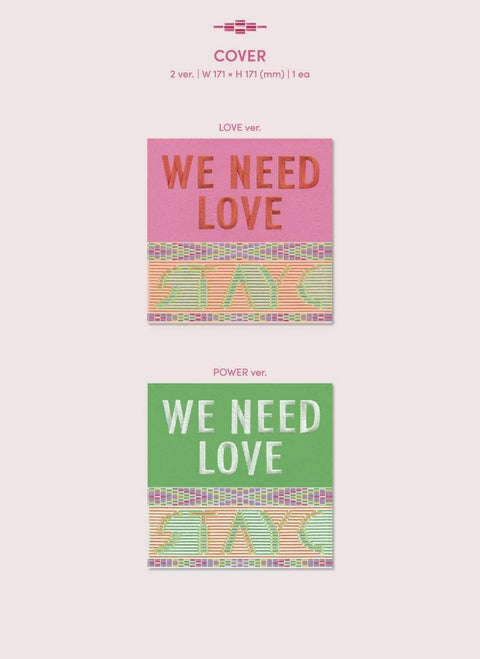 STAYC Single Album Vol. 3 - WE NEED LOVE - Pig Rabbit Shop Kpop store Spain