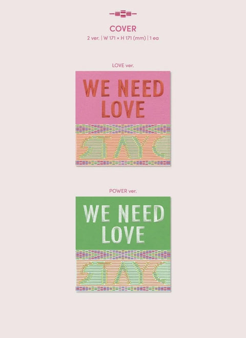 STAYC Single Album Vol. 3 - WE NEED LOVE - Pig Rabbit Shop Kpop store Spain