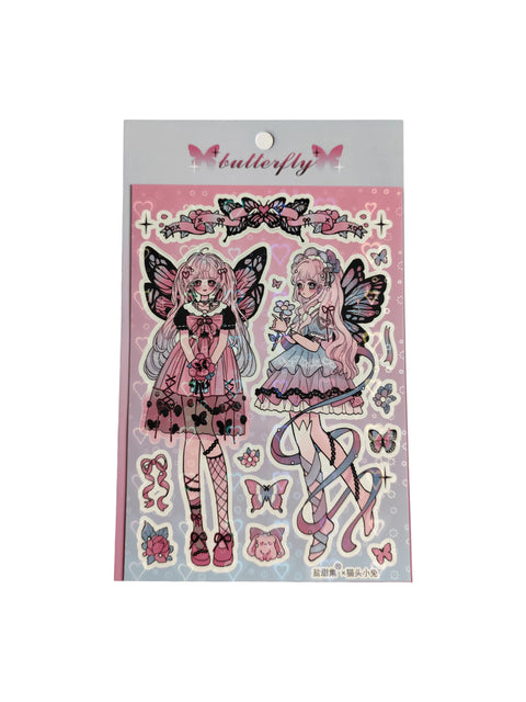 Sticker Butterfly - Pig Rabbit Shop Kpop store Spain