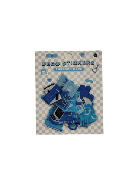Sticker Deco Stickers Blue (20 pieces) - Pig Rabbit Shop Kpop store Spain