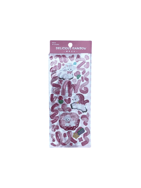 Sticker Delicious Rainbow Rosa - Pig Rabbit Shop Kpop store Spain