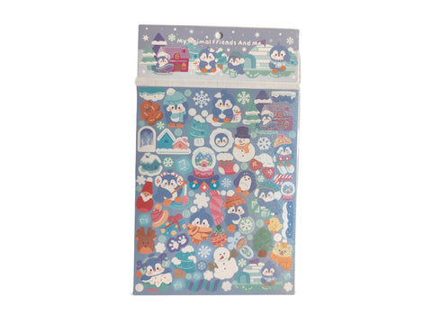 Sticker My Animal Friends And me Blue - Pig Rabbit Shop Kpop store Spain