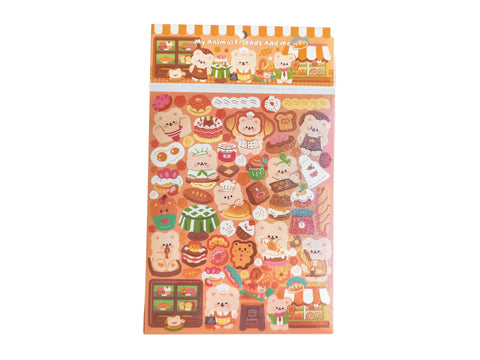 Sticker My Animal Friends And me Brown - Pig Rabbit Shop Kpop store Spain