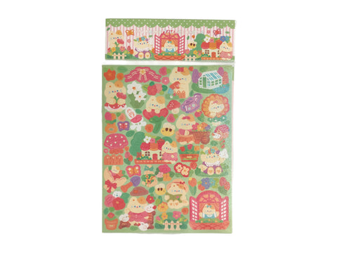 Sticker My Animal Friends And me Green - Pig Rabbit Shop Kpop store Spain