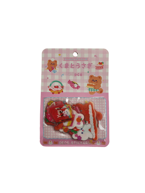 Sticker Pink Food (40 pieces) - Pig Rabbit Shop Kpop store Spain