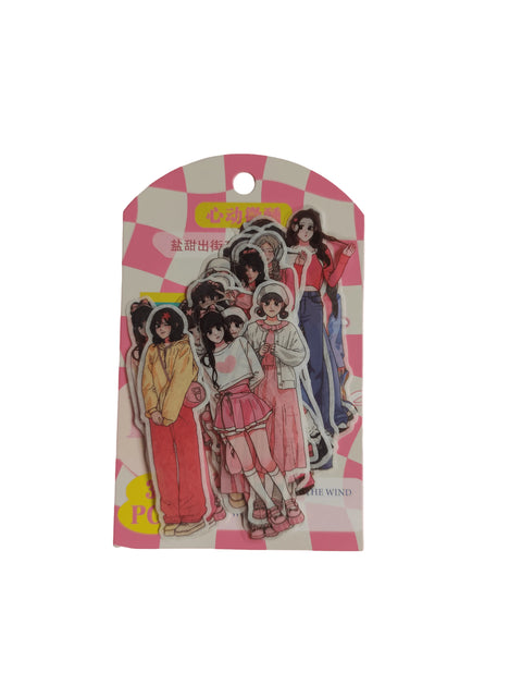 Sticker Pink land (36 pieces) - Pig Rabbit Shop Kpop store Spain