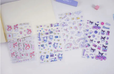 STICKER SANRIO RELIEVE + LLAVERO - Pig Rabbit Shop Kpop store Spain