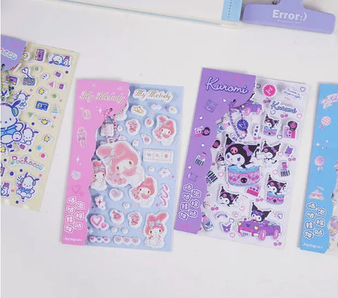 STICKER SANRIO RELIEVE + LLAVERO - Pig Rabbit Shop Kpop store Spain