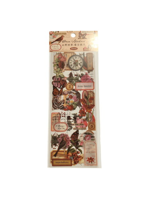 Sticker Scrap Sampler (3 pieces) - Pig Rabbit Shop Kpop store Spain