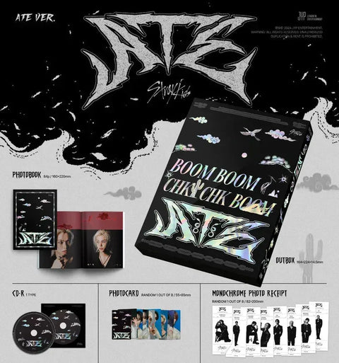 Stray Kids 9th Mini Album - ATE (ATE Ver.) [LIMITED VER.] - Pig Rabbit Shop Kpop store Spain