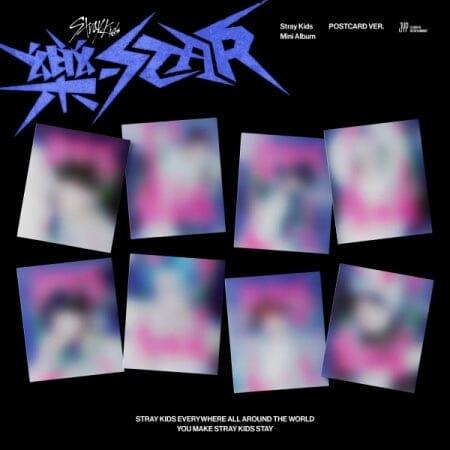 Stray Kids Mini Album - 樂-STAR / Rock Star (POSTCARD VER.) - Pig Rabbit Shop Kpop store Spain