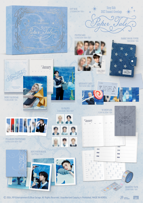 [PREORDER] Stray Kids - 2027 Season's Greetings (Paper Tale) + Apple Music Gift
