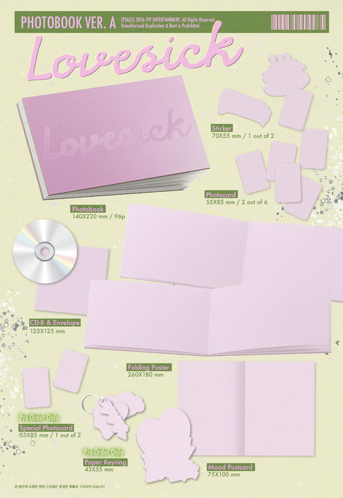 [PREORDER] CHAERYEONG - Lovesick