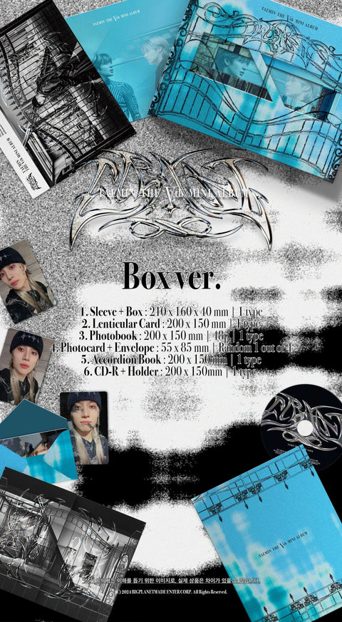 TAEMIN The 5th Mini Album - ETERNAL (BOX VER.) - Pig Rabbit Shop Kpop store Spain