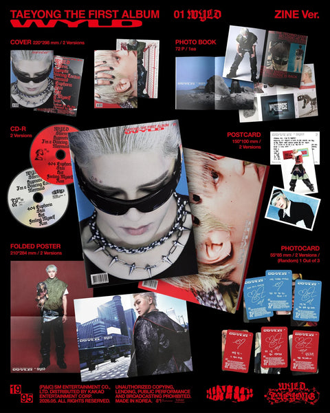 [RESERVA] TAEYONG 1st Album - WYLD (Zine Ver.)