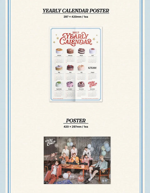 [PREORDER] &TEAM - 2027 SEASON'S GREETINGS (Who Ate the Cake?)