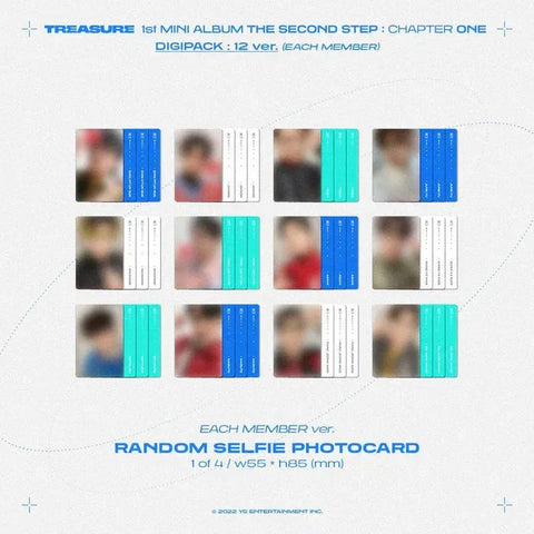 TREASURE - THE SECOND STEP : CHAPTER ONE (1st Mini Album DIGIPACK) - Pig Rabbit Shop Kpop store Spain