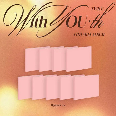 TWICE 13TH MINI ALBUM - With YOU-th (Digipack Ver.) (RANDOM VER.) - Pig Rabbit Shop Kpop store Spain