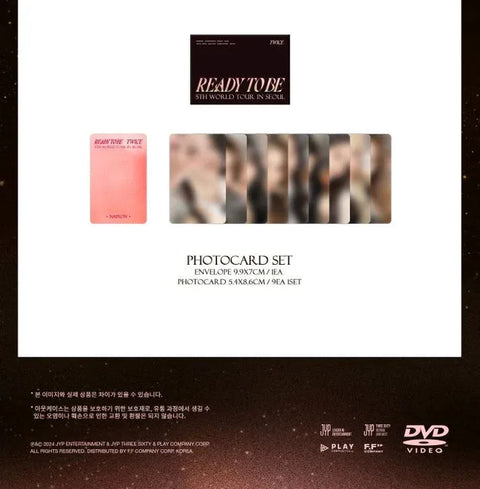 TWICE 5TH WORLD TOUR - READY TO BE IN SEOUL DVD